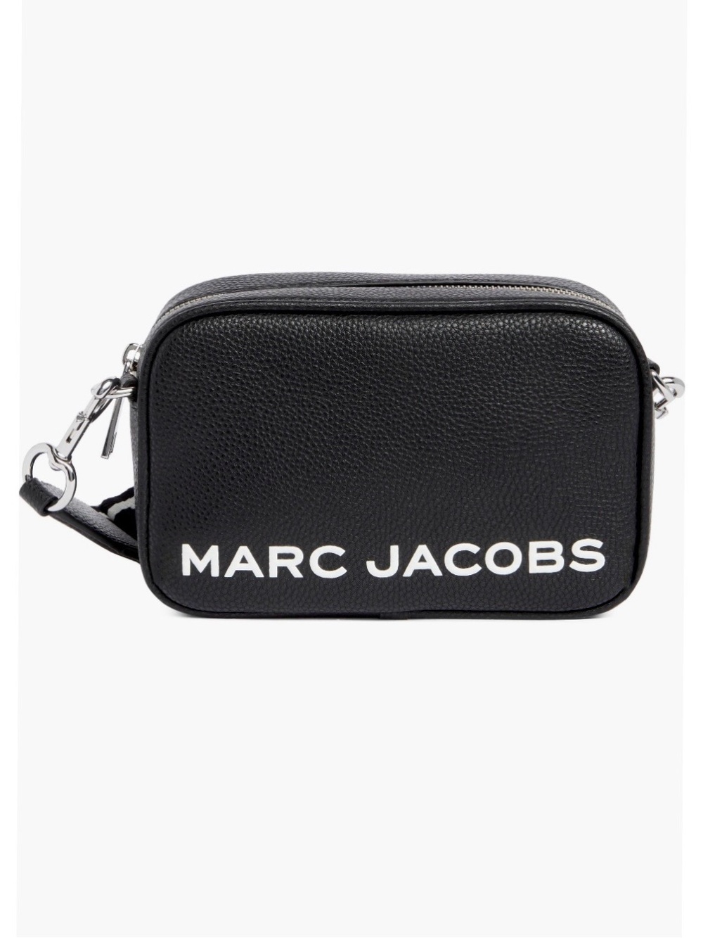 MARC JACOBS BLACK PEBBLED BOLD FLASH CAMERA BAG NWT